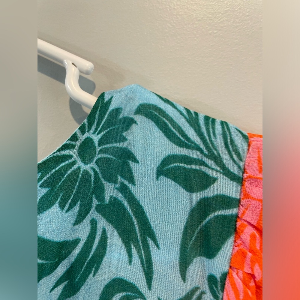 Farm Rio Colorblock Printed Maxi Dress - Picture 15 of 15